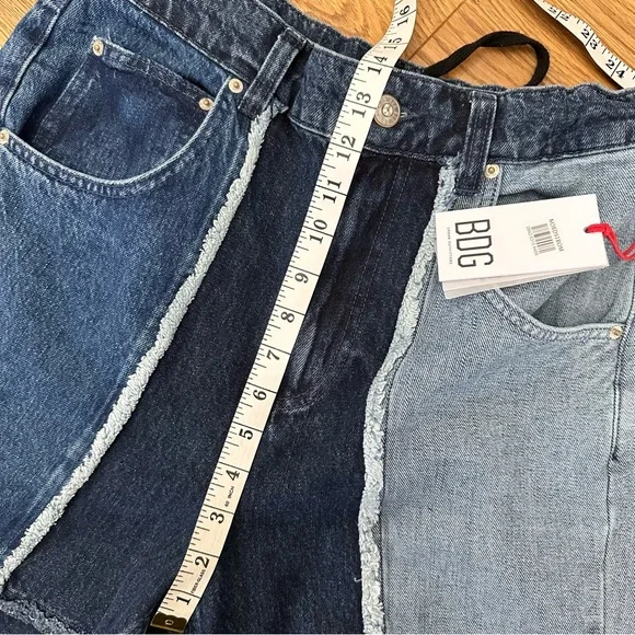 NWT BDG Urban Outfitters Carter Patchwork Loose Fit High Rise Jeans Size 29 - Picture 11 of 16